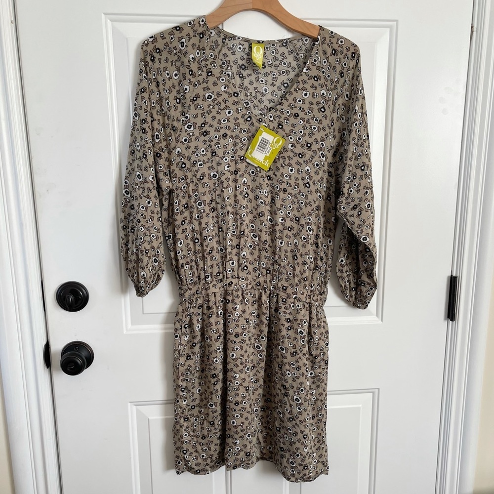 NWT QMack women’s floral long sleeve dress